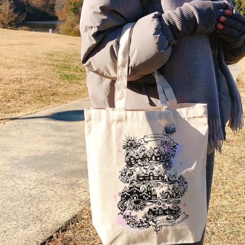 ポジティブことわざ切り絵トートバッグ – .andhandオリジナル/イタリア