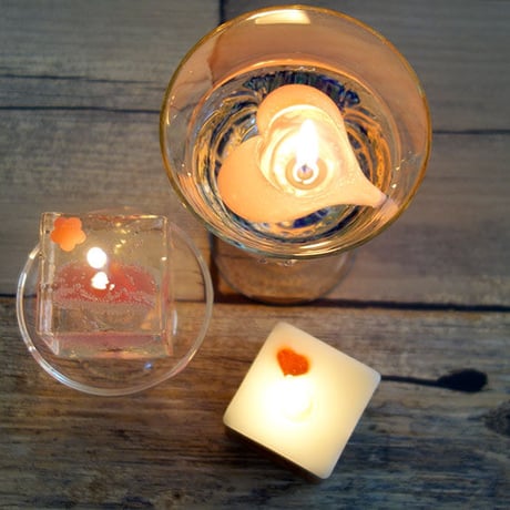 【生産終了：展示のみ】ハートキャンドルセット　Heart Candle  Set　fu-ka Candle