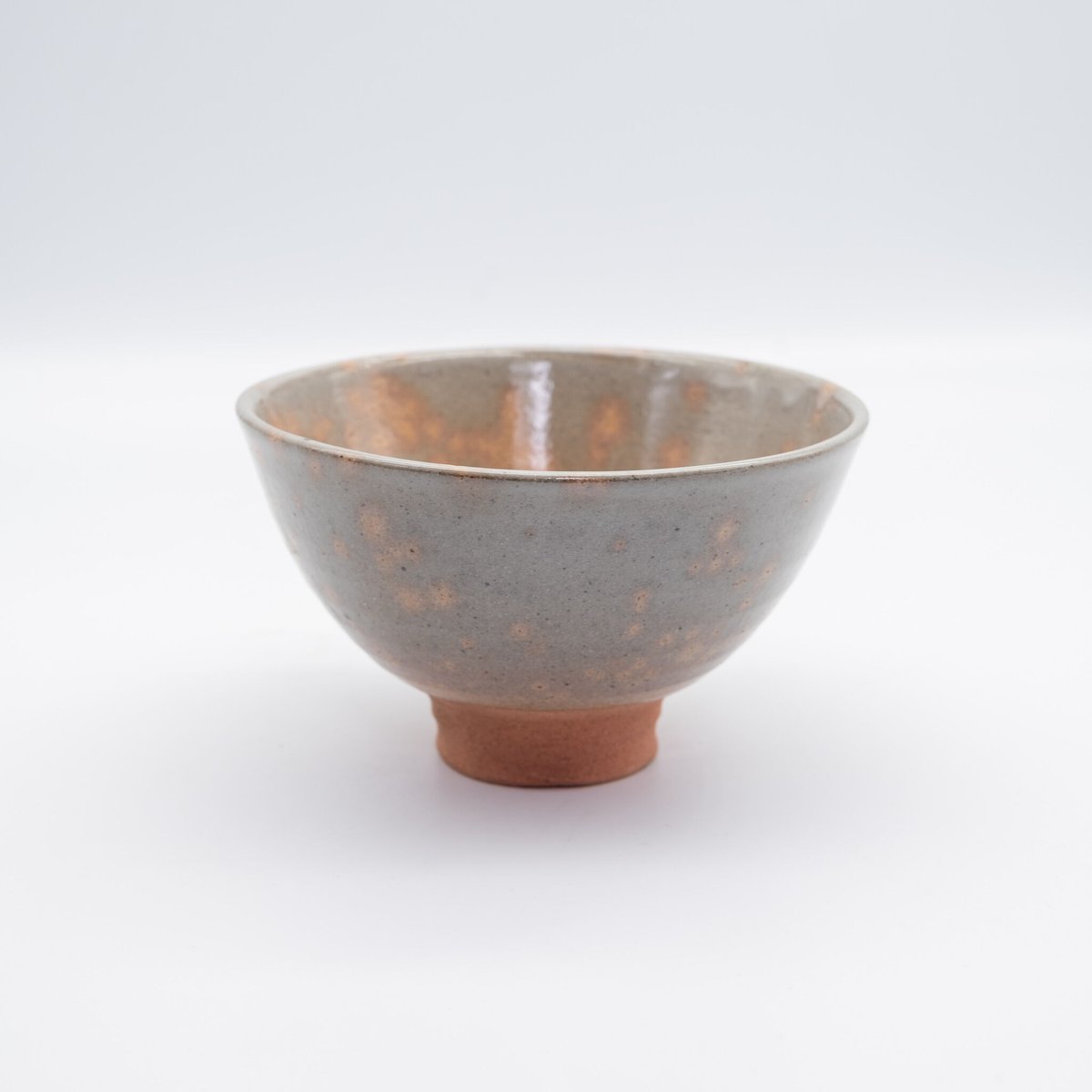 安藤五作 白磁茶碗 樊川窯