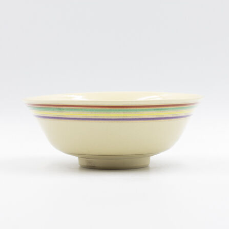 仁清造　茶碗 仁清色絵駒筋夏茶碗 | 梅村商店
