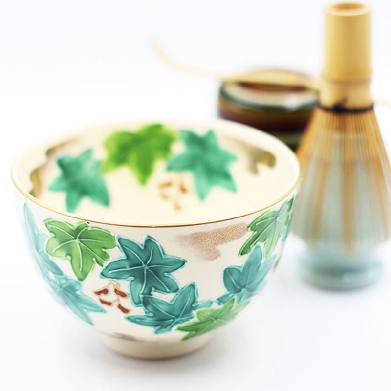 ⭐︎茶3 富永玄山　仁清青楓茶碗　共箱　口径12㎝　東Y7-0709① ⭐︎茶3 富永玄山 仁清青楓茶碗 共箱 口径12㎝ 東Y7-