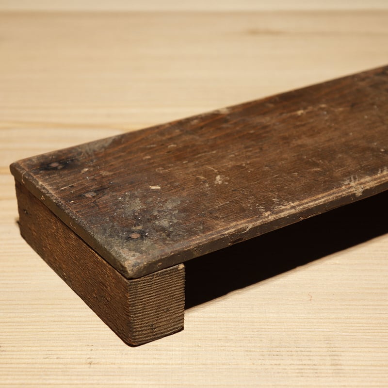 アンティーク　古道具　台　木材 タY0702◇【H187,5cm×W81cm】◇アンティーク◇重厚な造りの