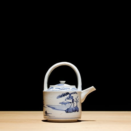 江戸期 染付 水差し