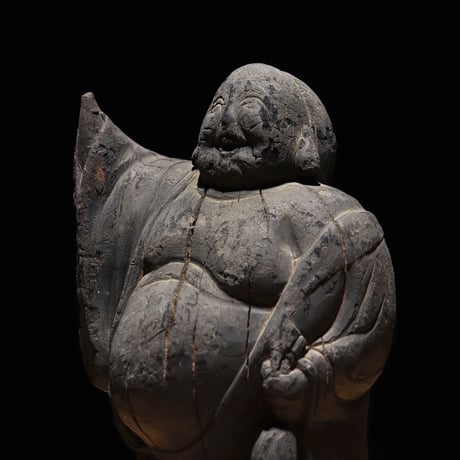 布袋尊 木彫 江戸期