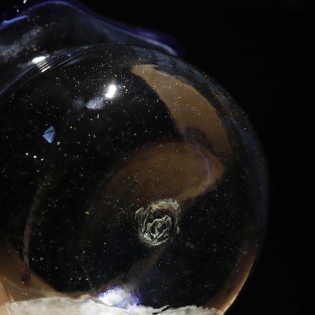薄いガラスの金魚鉢