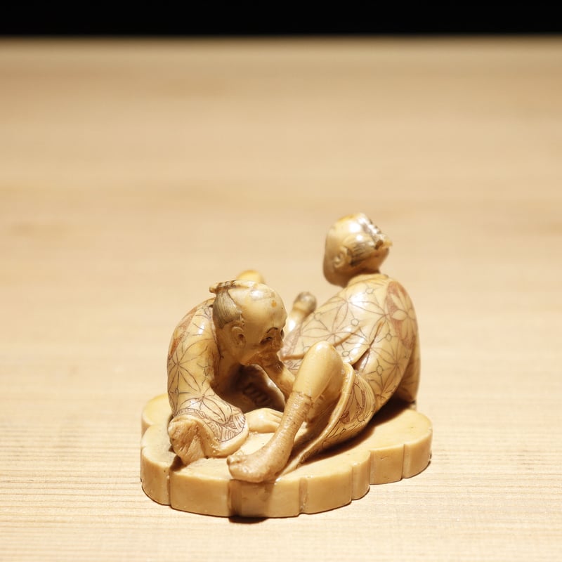 春画人形 男色 | 古物屋 壱両