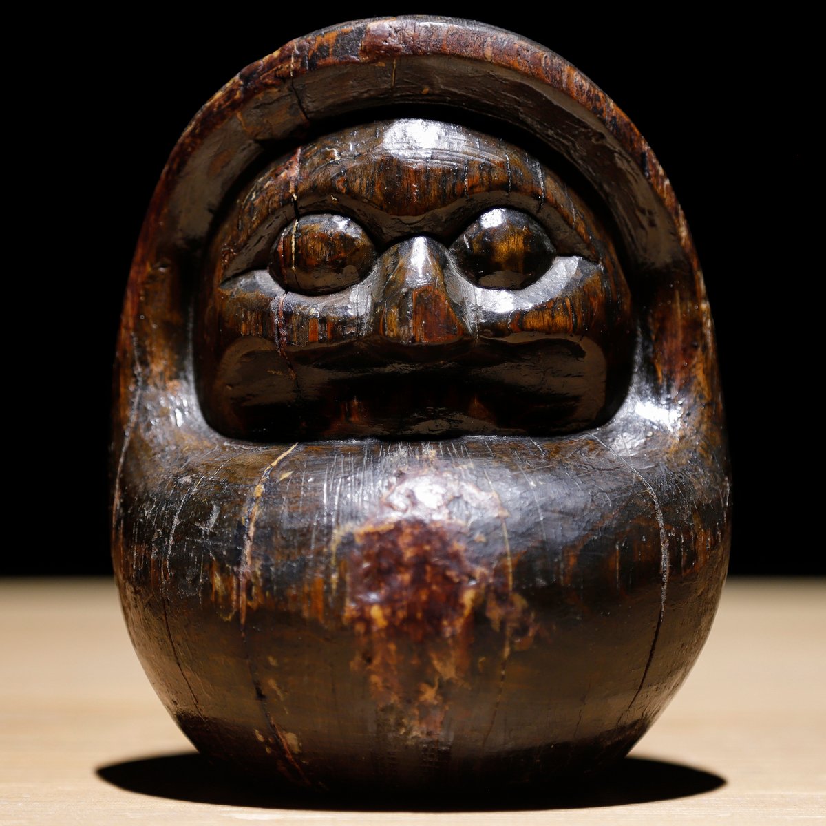 茶達磨木型 | 古物屋 壱両