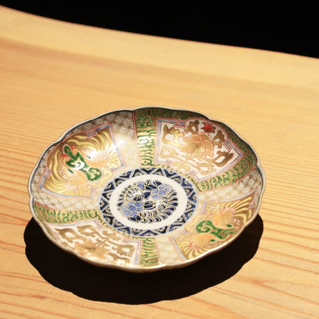 古伊万里 染付色絵皿 11種10組