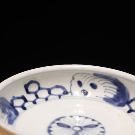 江戸後期 染付 膾皿