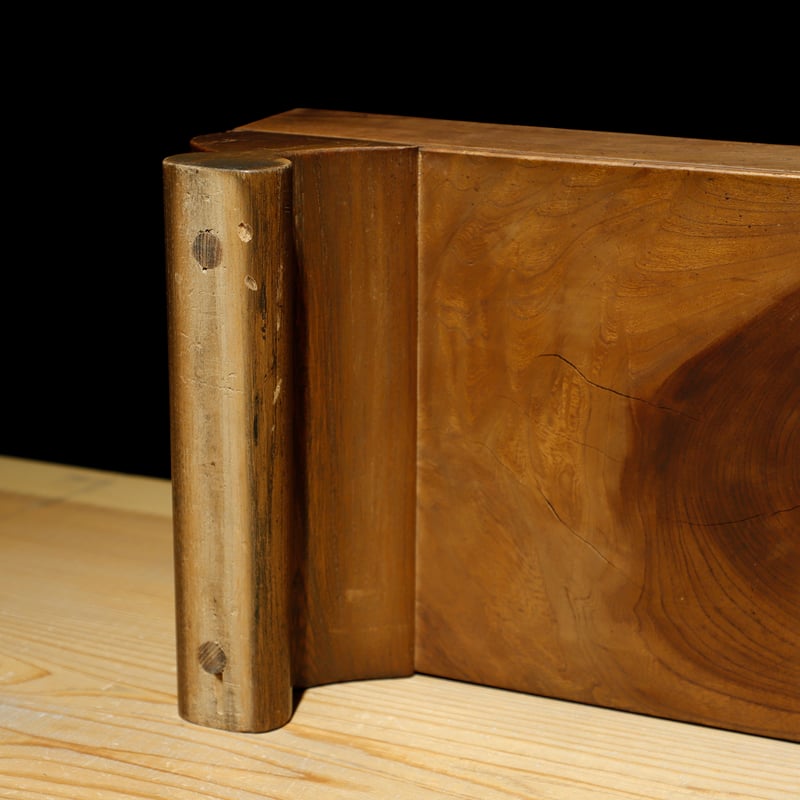 ☆茶台　花台　自然木　欅製☆ 花台 欅 | 古物屋 壱両