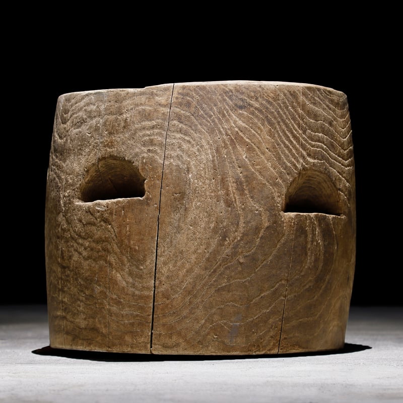 古民具 骨董 木臼 臼 古民具 骨董 木臼 臼