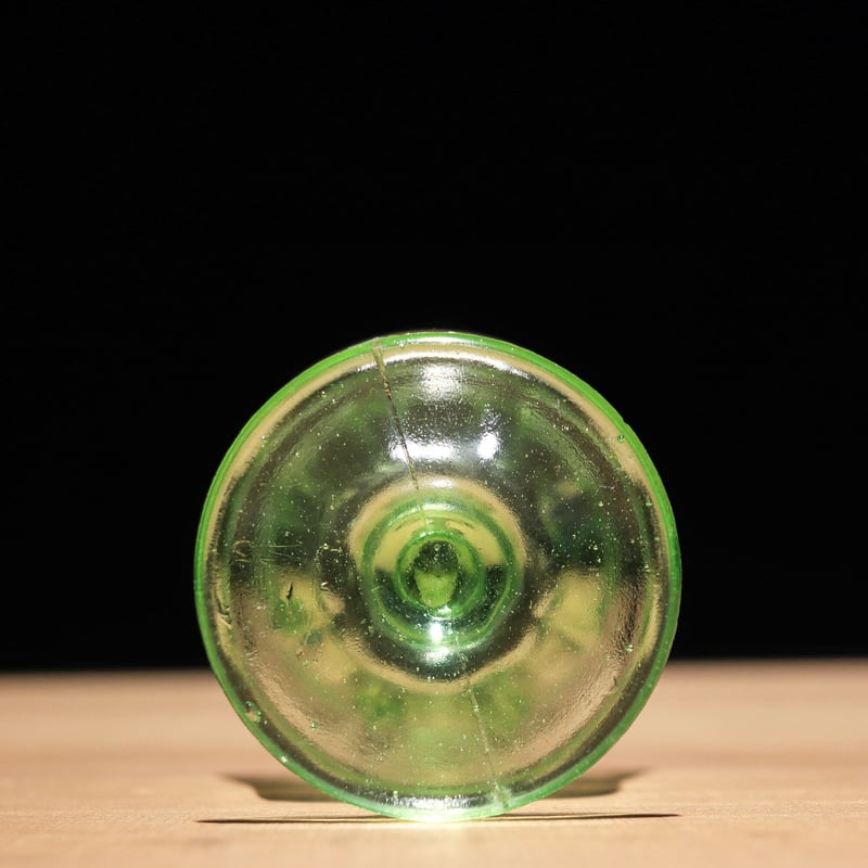 ウラン入りのステムグラス 大正期 | 古物屋 壱両