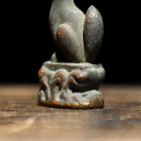 お稲荷 銅×鍍金