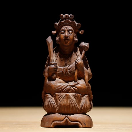虚空蔵菩薩 木彫像 江戸期