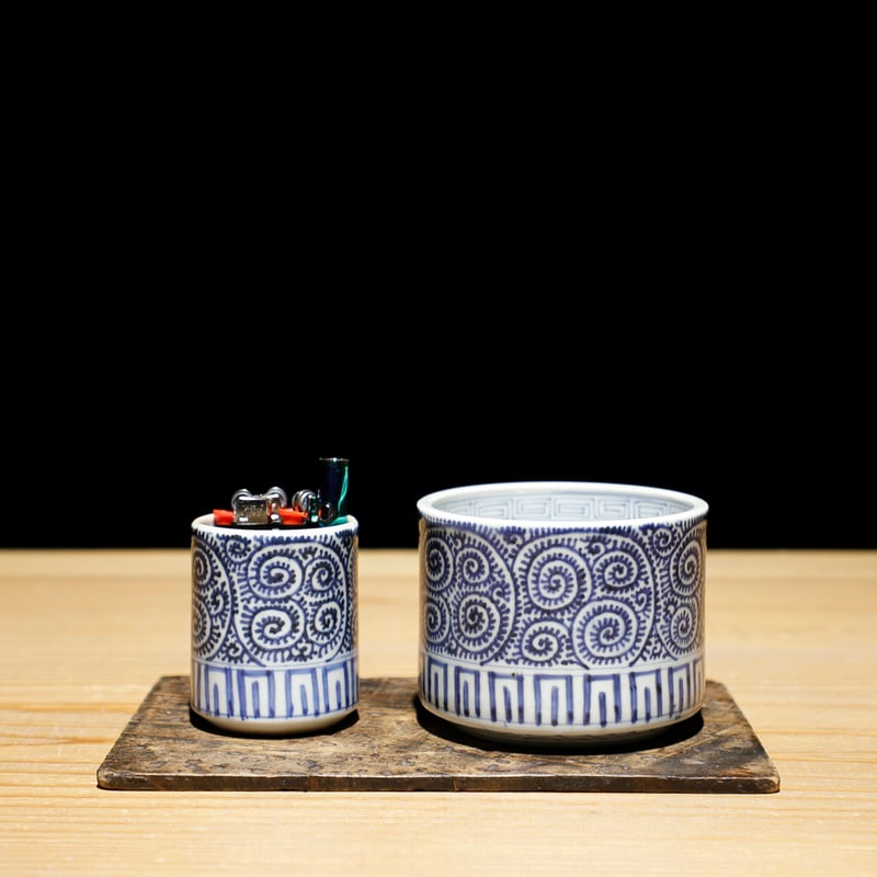 向付 染付 蛸唐草文 | 古物屋 壱両