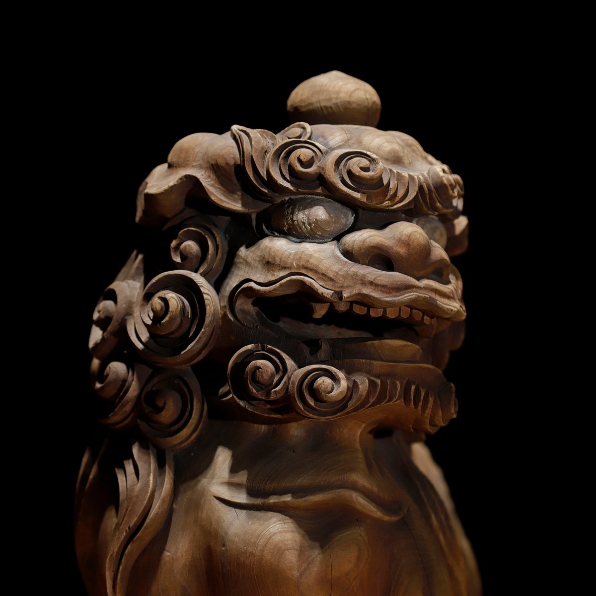 阿吽 木彫狛犬獅子 江戸期 | 古物屋 壱両 阿吽 木彫狛犬獅子 江戸期 | 古物屋 壱両