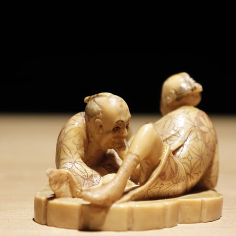 春画人形 男色