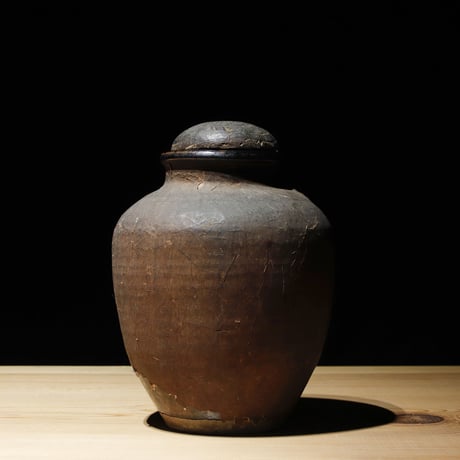 和紙貼壺