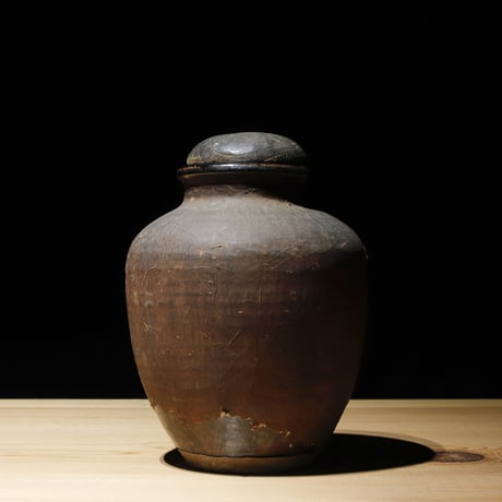 和紙貼壺