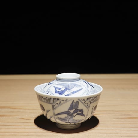 江戸幕末染付茶碗
