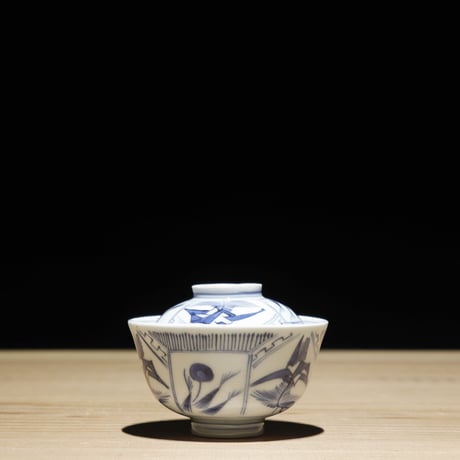 江戸幕末染付茶碗