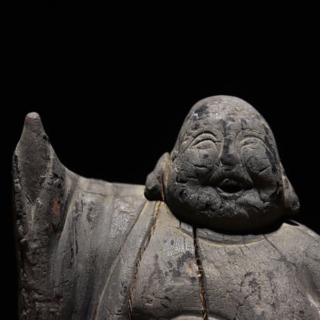 布袋尊 木彫 江戸期