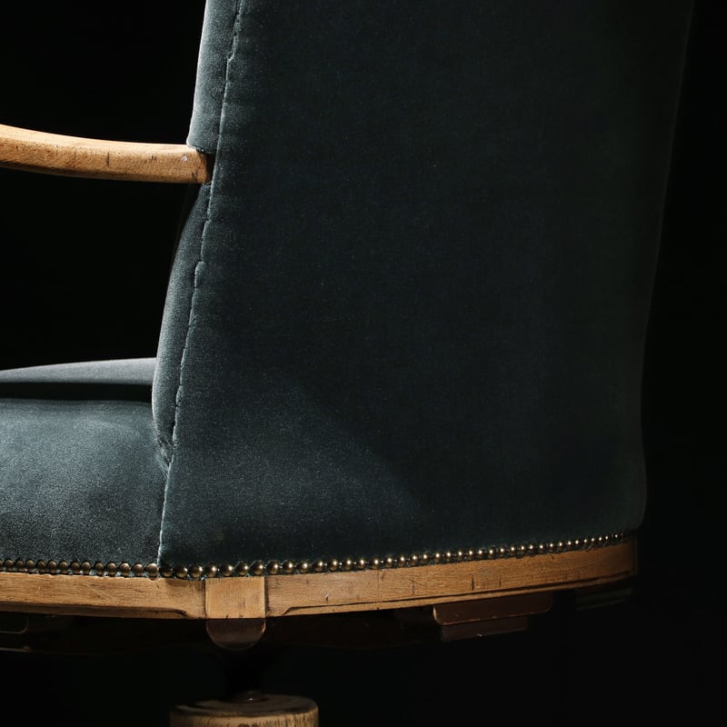 ドクターチェア 青緑 | 古物屋 壱両