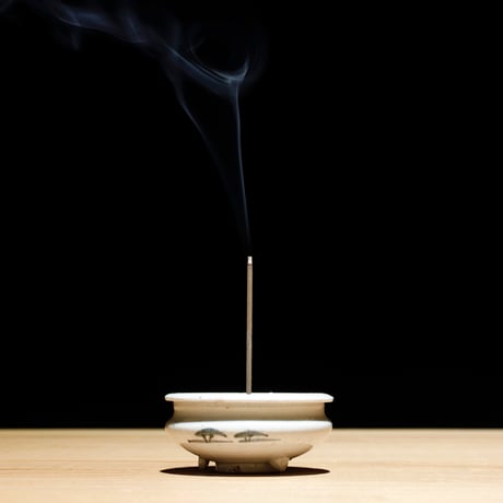 江戸期 染付 香立