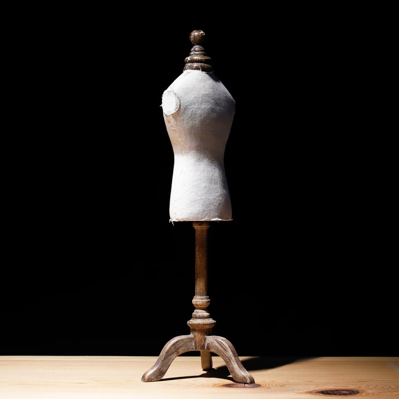 古道具　トルソー　人形 ミニトルソー 木製 | 古物屋 壱両