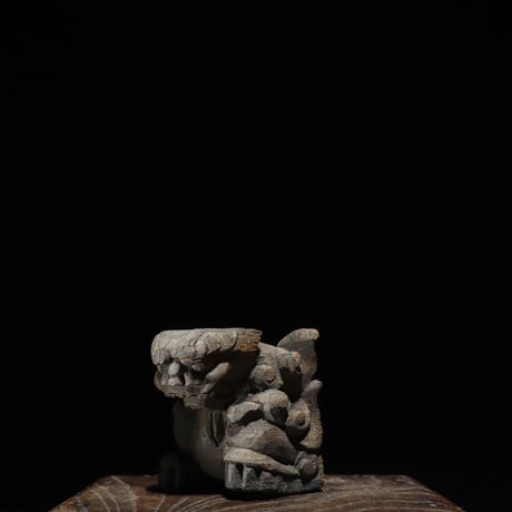 木彫獅子 江戸期
