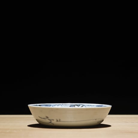 江戸中期 染付 膾皿