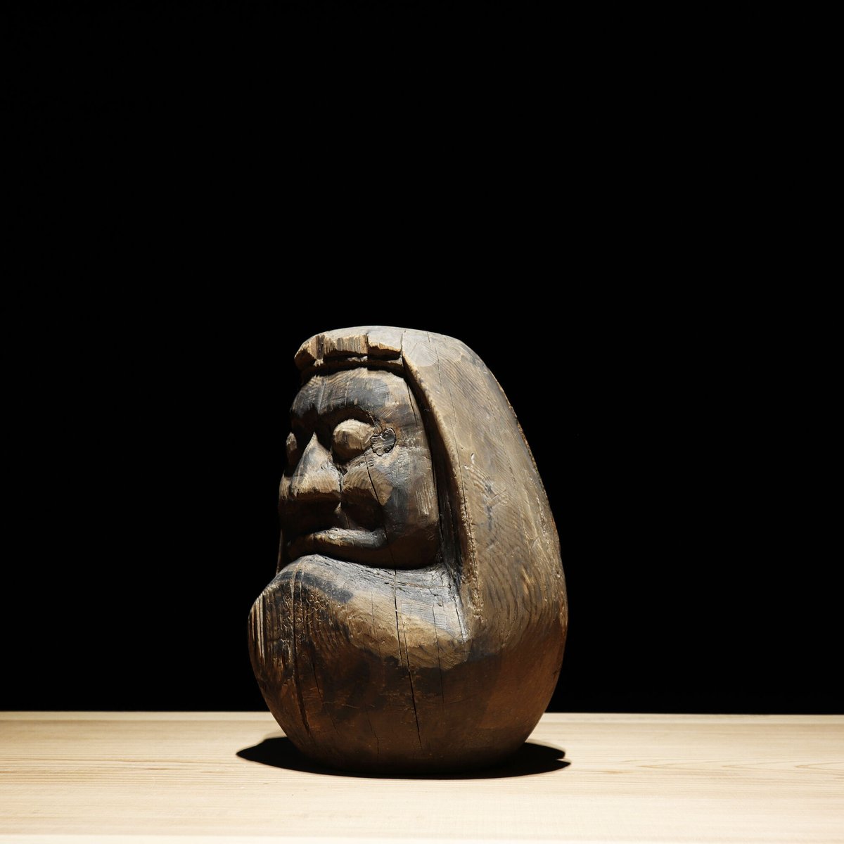 木彫 達磨 | 古物屋 壱両