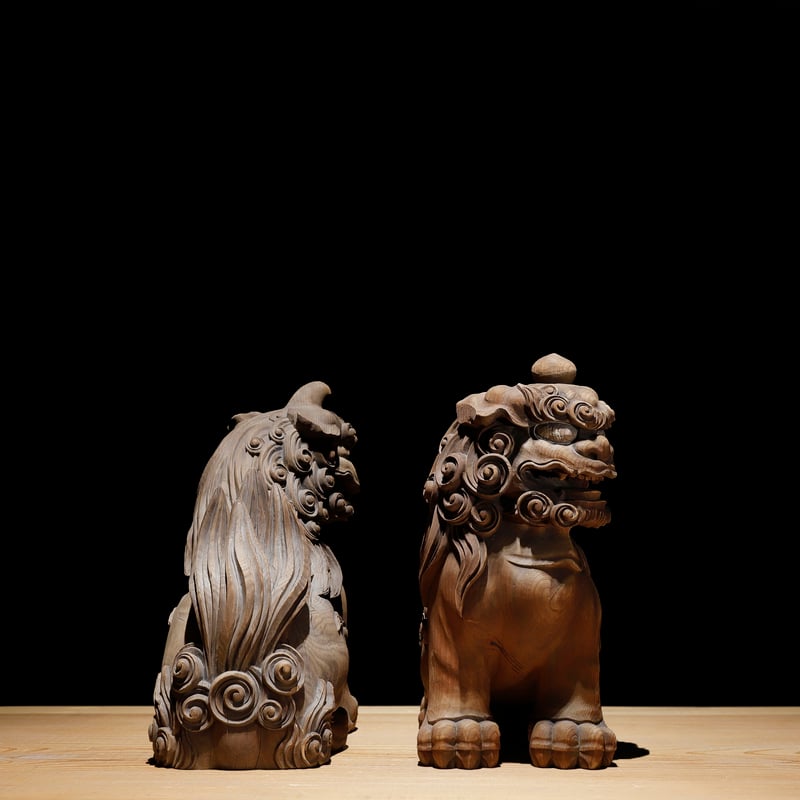 時代物　古い備前焼　獅子　置物　古備前　狛犬　阿吽 時代物 古い備前焼 獅子 置物 古備前 狛犬 阿吽 Yahoo