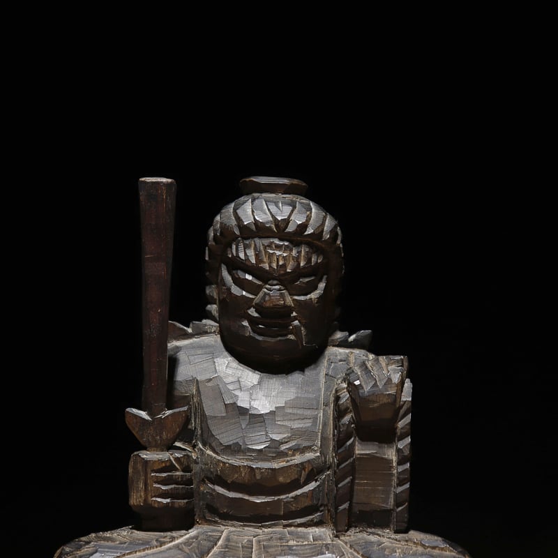 江戸時代の不動明王像 不動明王（○戸太彰）江戸時代 | 古美術 達磨堂