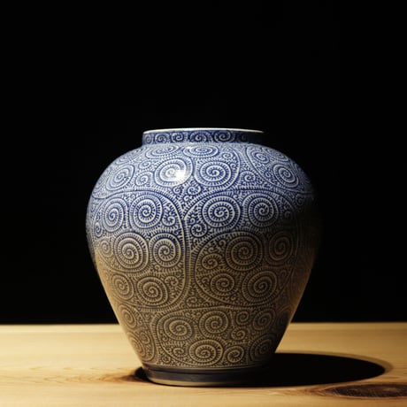 壺 蛸唐草文