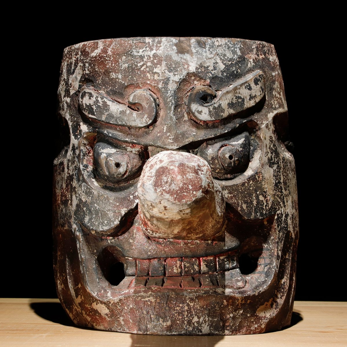 木彫り 天狗面 重量級 【公式通販】