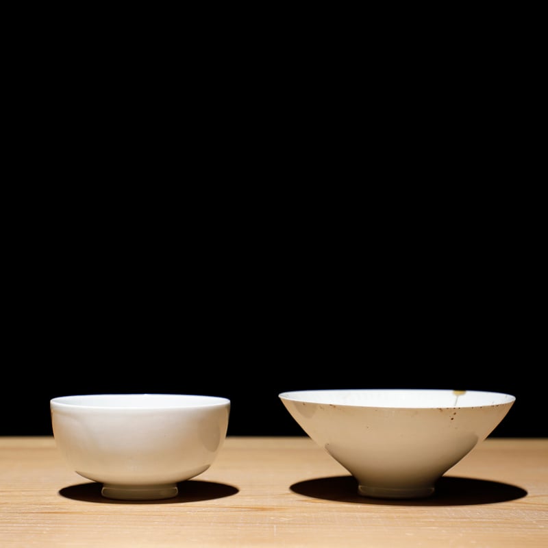 白磁 茶碗 江戸中期 | 古物屋 壱両