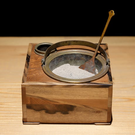 真鍮組木煙草盆
