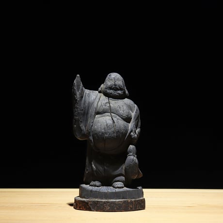 布袋尊 木彫 江戸期
