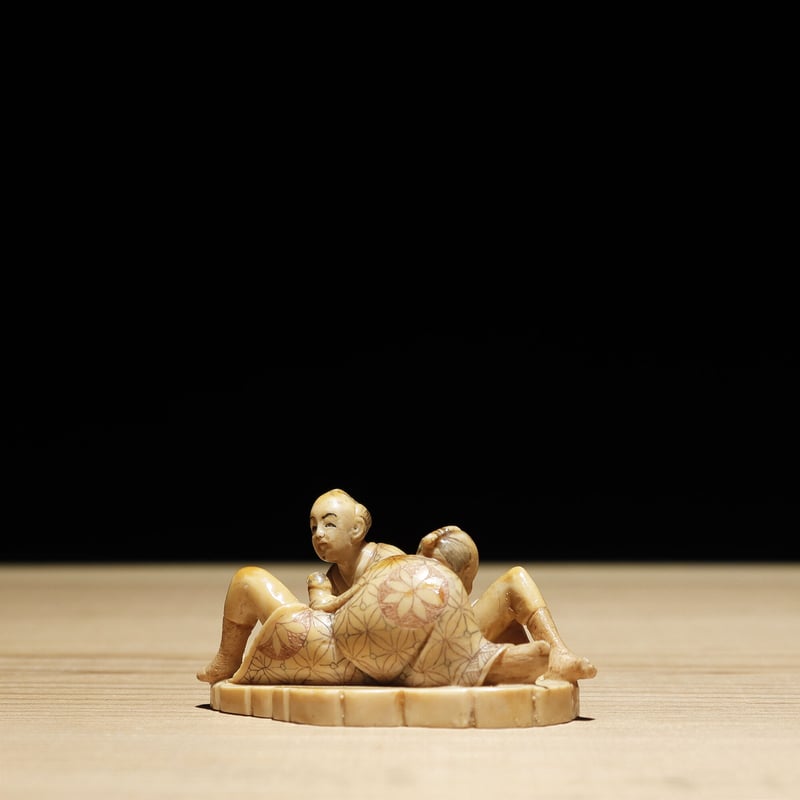 春画人形 男色 | 古物屋 壱両