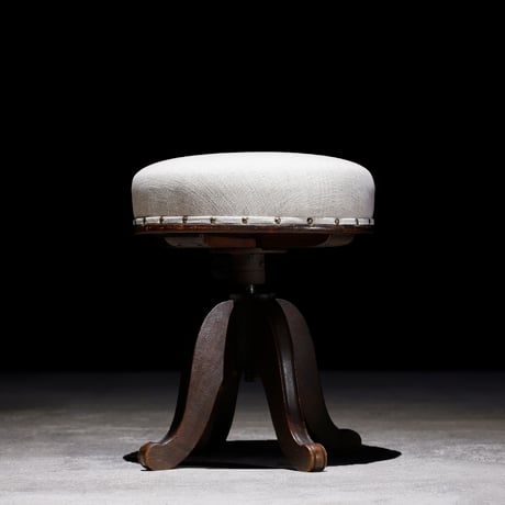 黒柿丸椅子 黒滝 椅子」丸勝の和風椅子