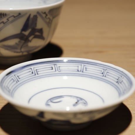 江戸幕末染付茶碗