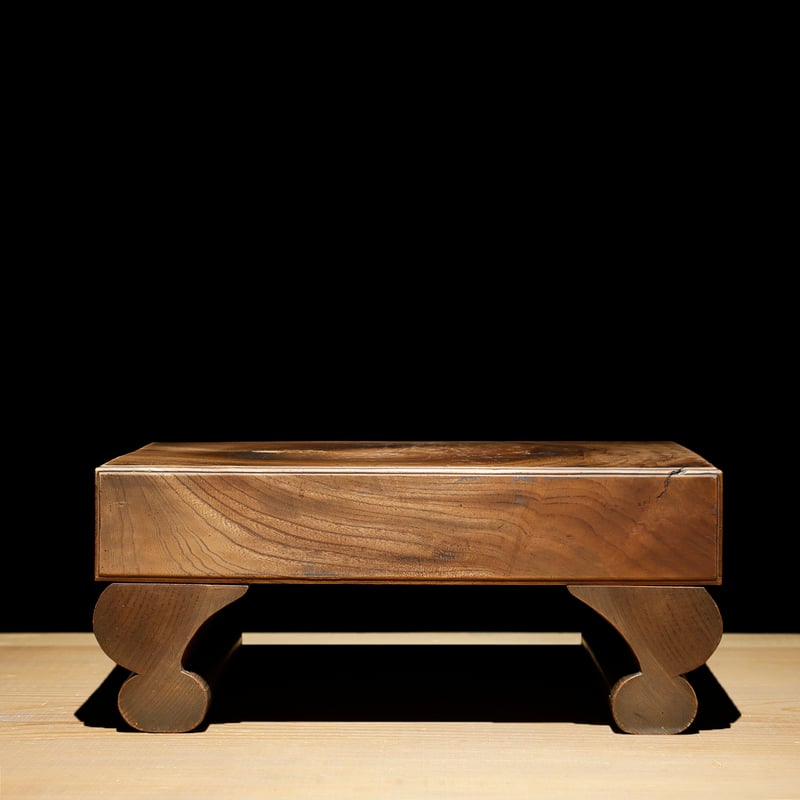 ☆茶台　花台　自然木　欅製☆ 花台 欅 | 古物屋 壱両