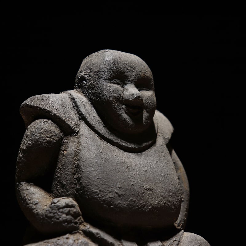 江戸期の木彫 恵比寿天 | 古物屋 壱両