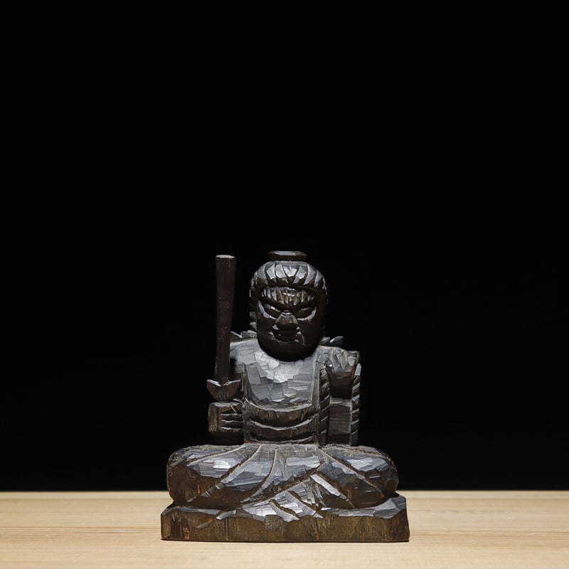 不動明王像 木彫 江戸期 | 古物屋 壱両 不動明王像 木彫 江戸期 | 古物屋 壱両
