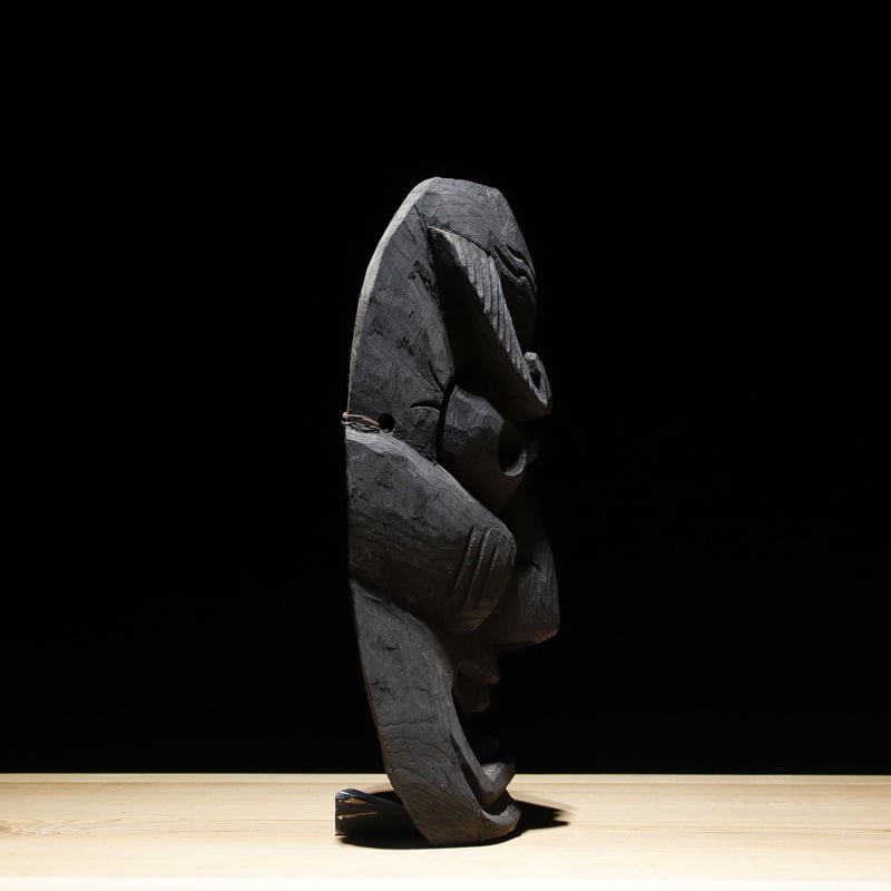 火守り面 釜神様 木彫一刀彫 アンティーク fit=scale-down,w=1200
