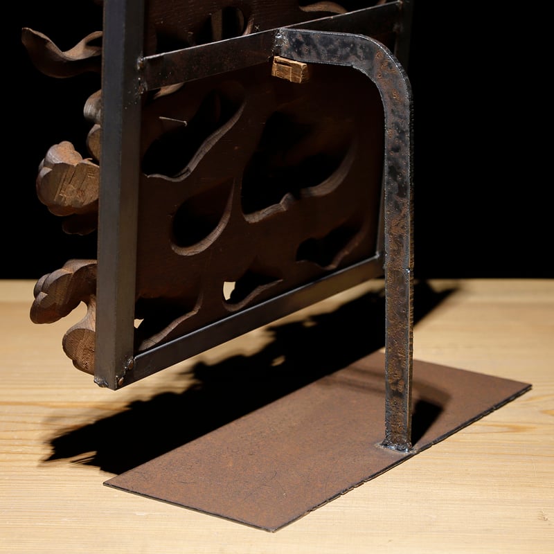 木彫　欄間　明治時代 雲文彫り欄間 明治期 | 古物屋 壱両