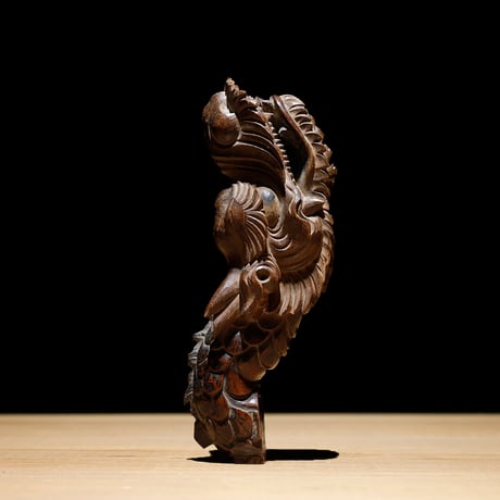 龍 木彫 江戸期