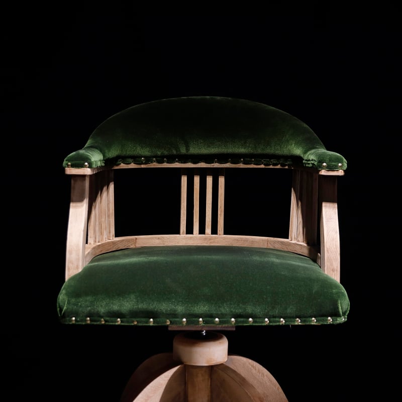 ヴィンテージ　ドクターチェア　昭和レトロ ドクターチェア 緑 | 古物屋 壱両