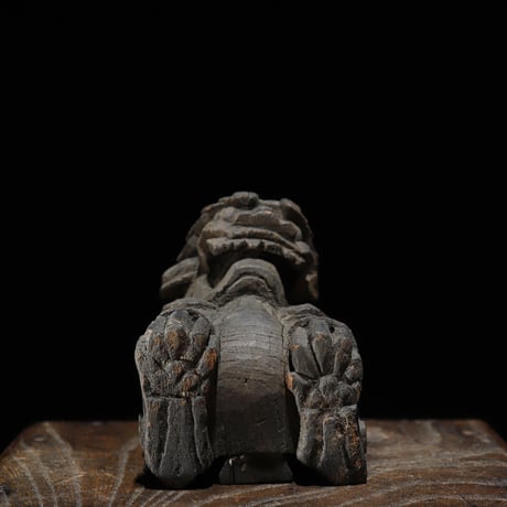 木彫獅子 江戸期